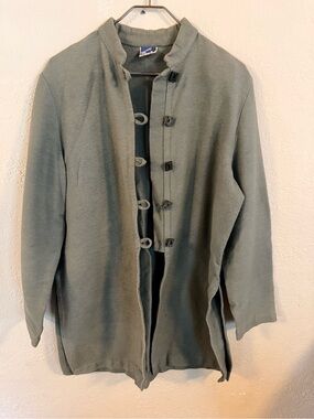 Vintage Cheppu Sage Green Women's Jacket-Nepal